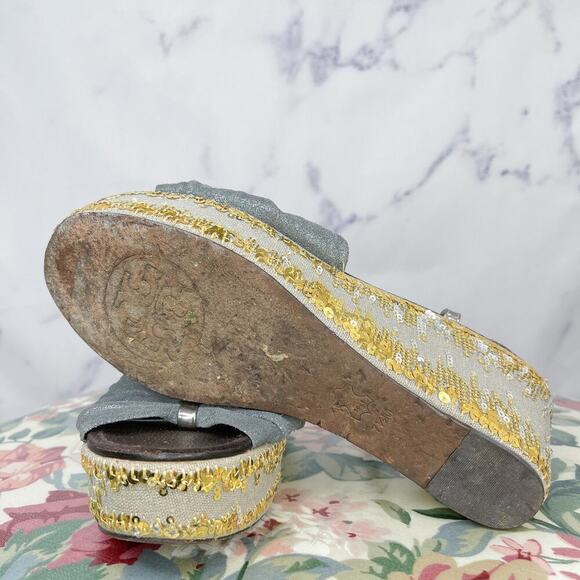 Tory Burch | Declan 2 T-Strap Platform Sandals | 7.5 - Picture 10 of 14